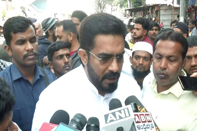 Telangana: Nampally MLA Majid Hussain meets families of Saudi bus accident victims