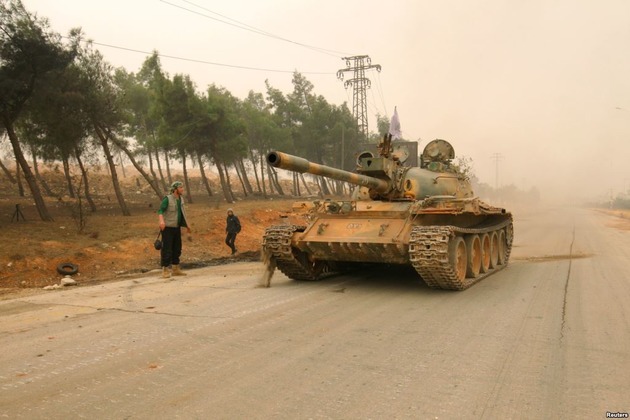 Syrian Rebels Keep Up Offensive Against Western Aleppo