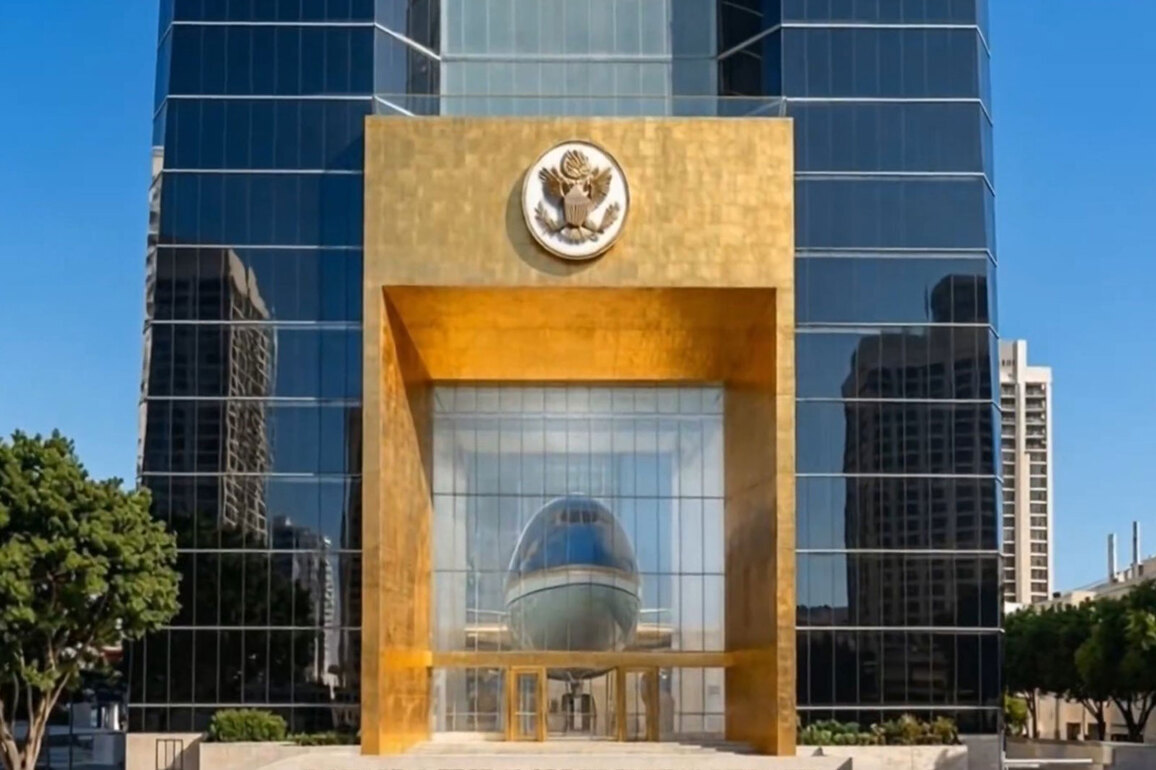 Eric Trump unveils first look of "Donald J Trump Presidential Library" in Miami