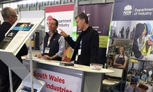 The New South Wales government stand at AIMEX.