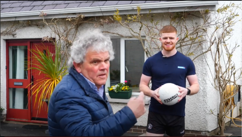 Adrian Logan and Cathal McShane introducing the challenge