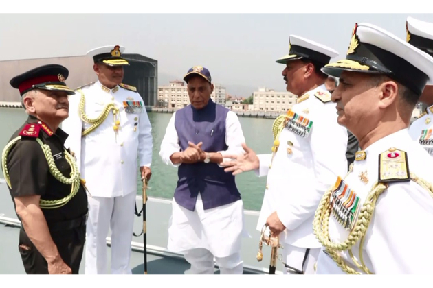 Indian Navy gets its third indigenous nuclear submarine, Rajnath Singh commissions INS Aridaman in service
