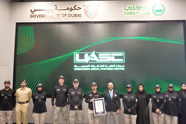 Dubai Police Drone sets Guinness World Record at 580km/h