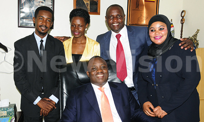 Lukwago returns to his KCCA office Lukwago returns to his KCCA office