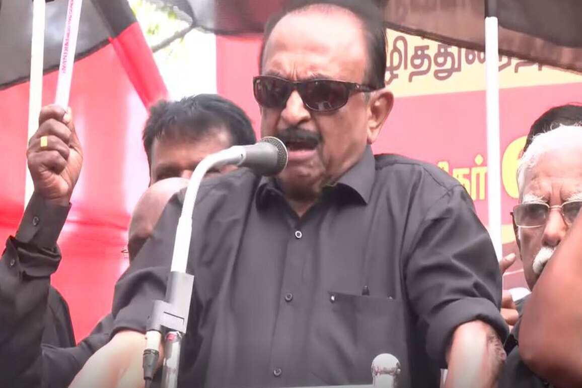 Governor Arlekar should be thrown out of Raj Bhavan: MDMK Chief Durai Vaiko
