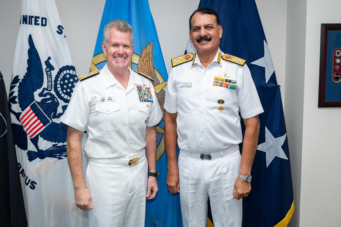 Indian, US naval chief's deepen Indo-Pacific security talks