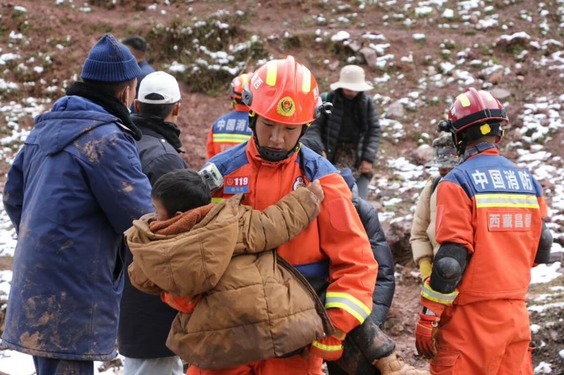 Update: 3 killed, 7 missing in landslide in China's Xizang