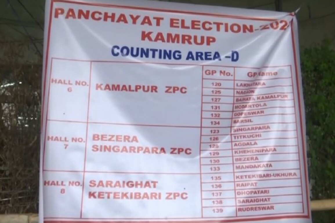 Counting underway for Assam panchayat polls; tight security in Kamrup, Dibrugarh