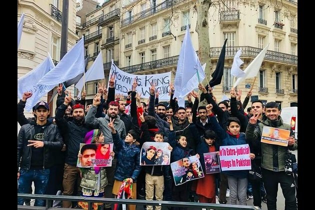 Ethnic groups protest against Pak Army atrocities outside UNHRC