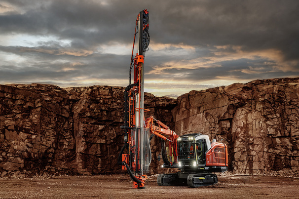 Ranger DX1010i top hammer drill rig for mining applications