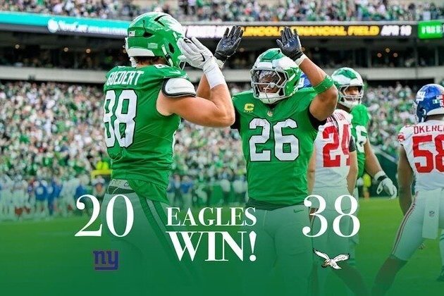 Game Recap: Eagles 38, Giants 20 | Week 8