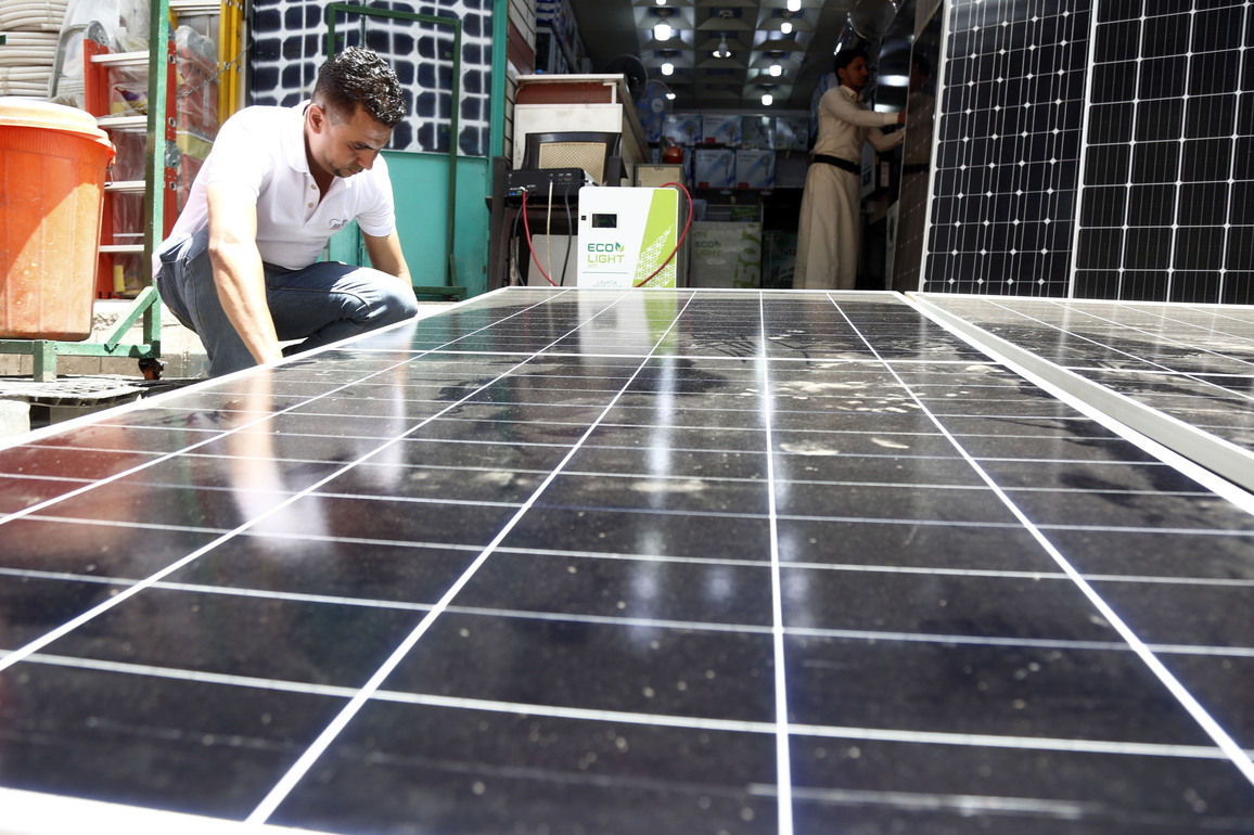 YEMEN-SANAA-ENERGY SHORTAGE-SOLAR PANEL