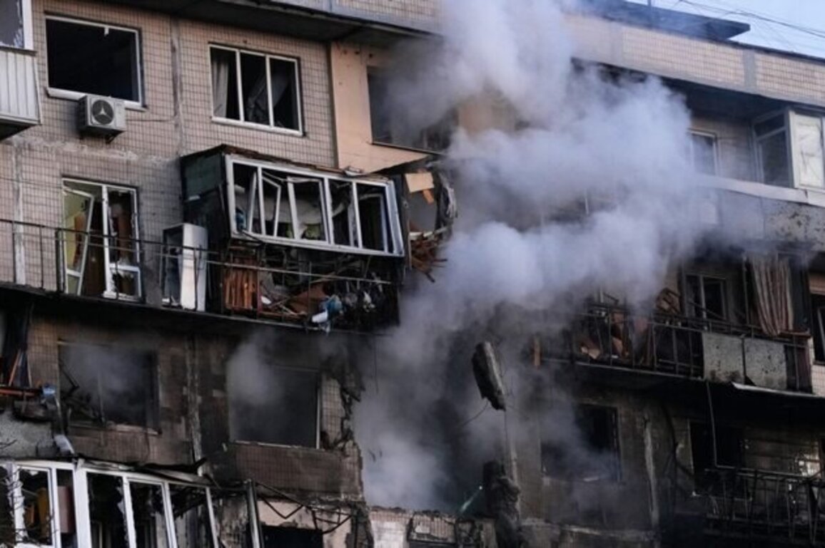 Massive Russian Air Strike On Kyiv Kills At Least 4, Injures Dozens