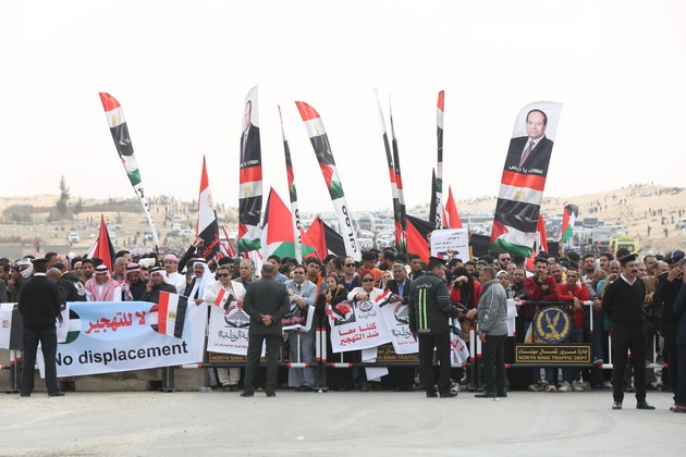 EGYPT-NORTH SINAI-PALESTINE-SUPPORT-RALLY