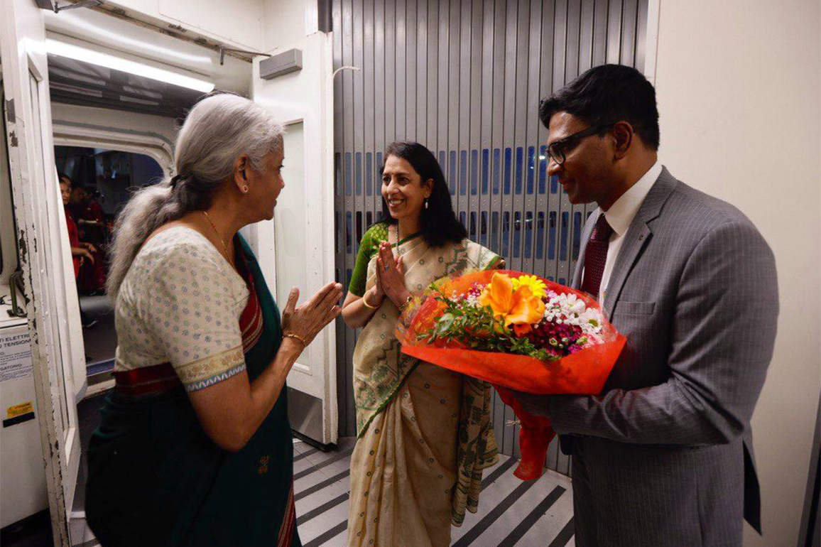 FM Nirmala Sitharaman arrives in Milan to attend ADB's 58th annual meeting