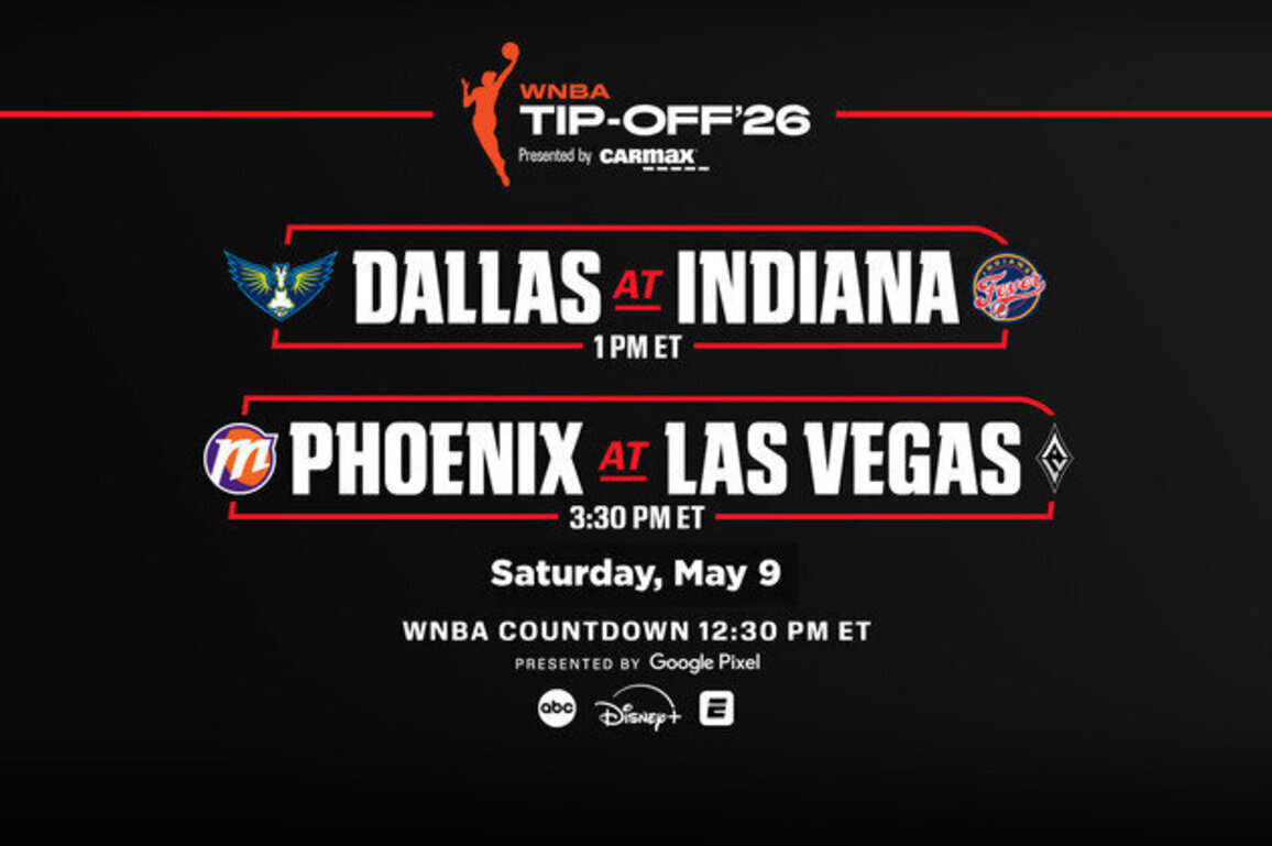 ESPN's WNBA coverage tips off landmark 30th season with WNBA Tip Off Presented by CarMax on May 9