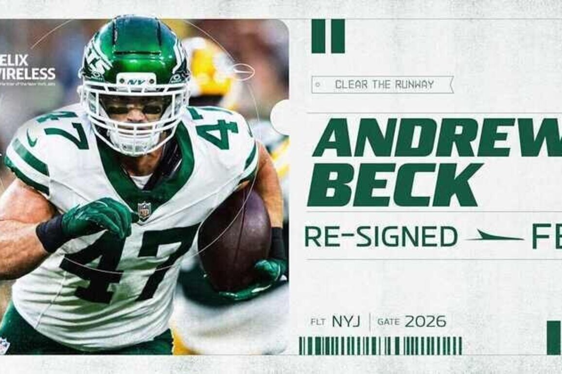 Jets Re-Sign FB Andrew Beck