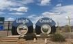 File photo: Leigh Creek company iconography onsite project acreage