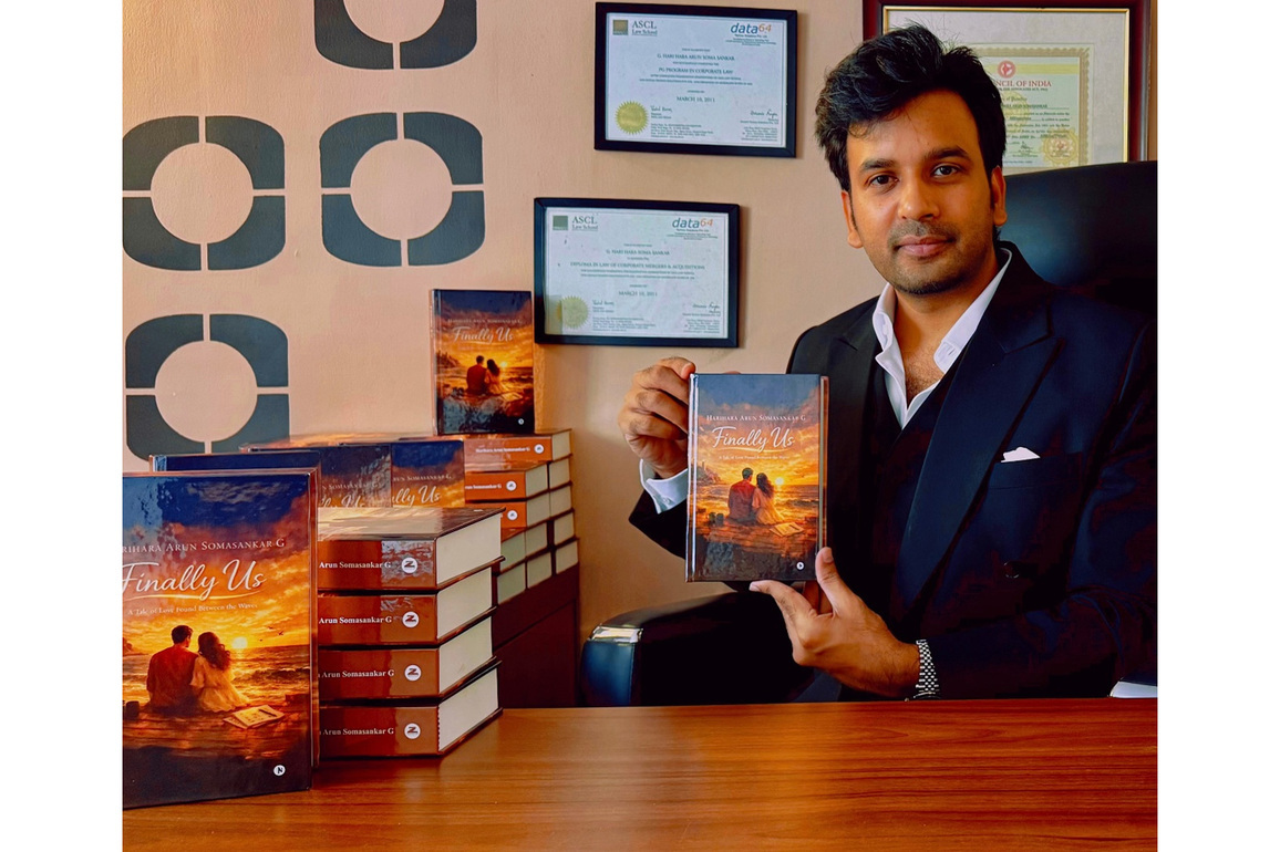 International Lawyer Harihara Arun Somasankar G Announces the Launch of His New Novel