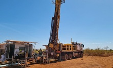  Diamond drilling at GCX's Onslow project