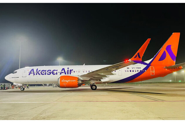 Akasa Air welcomes 34th aircraft Boeing 737 MAX 8-200 at Bengaluru airport