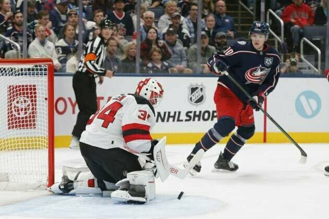 Dawson Mercer scores twice as Devils defeat Blue Jackets