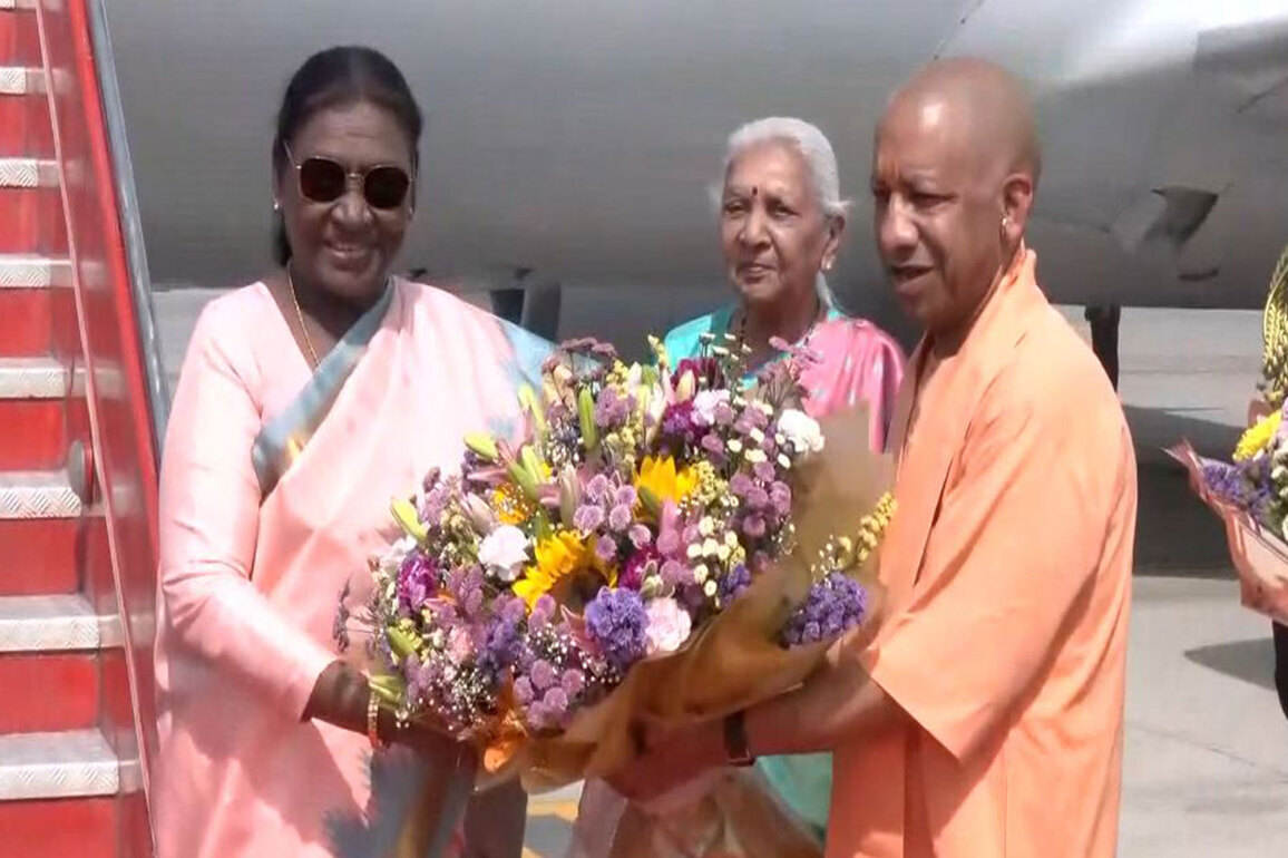 President Droupadi Murmu arrives in Ayodhya; CM Yogi Adityanath extends warm welcome for Ram Mandir visit