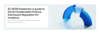 What is the EU SFDR and how does it impact investors? 