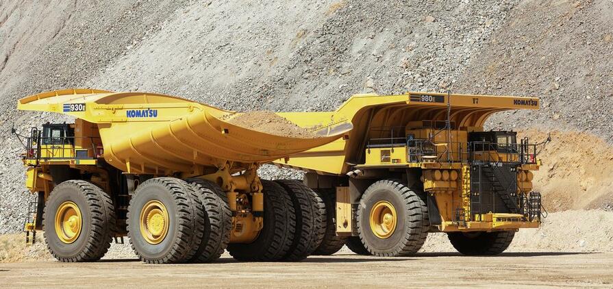 KMC MIning has put its 32 Komatsu 930E trucks up for sale