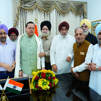 Delegation of Sikh organizations meets CM Pushkar Dhami, expresses gratitude for Hemkund Sahib Ropeway