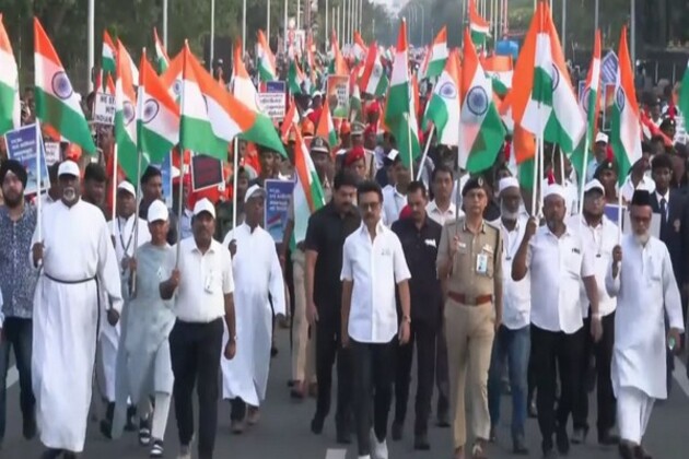 Tamil Nadu CM MK Stalin leads peace march in support of armed forces amid India-Pak tensions
