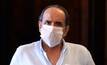  Prefeito de Belo Horizonte, Alexandre Kalil, usa máscara em coletiva sobre coronavírus
