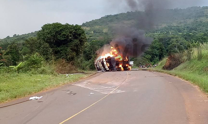 Kenyan driver killed in Kiboga fuel tanker fire Kenyan driver killed in Kiboga fuel tanker fire