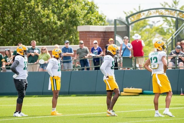 Packers missing top four WRs at practice