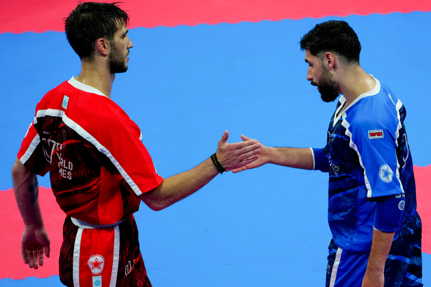(SP)CHINA-CHENGDU-THE WORLD GAMES 2025-KICKBOXING-MEN'S POINT FIGHTING -84KG-GOLD MEDAL BOUT (CN)