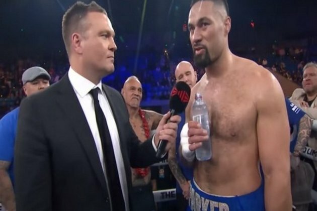 Joseph Parker knocks out Faiga Opelu in round one at Melbourne Fight Night