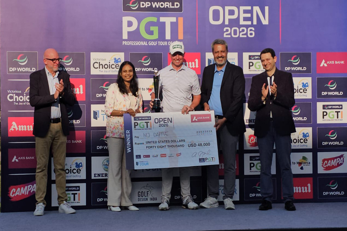 South Africa's MJ Daffue secures win on dramatic final day of PGTI Open 2026; Saptak Talwar finishes as best Indian in tied second