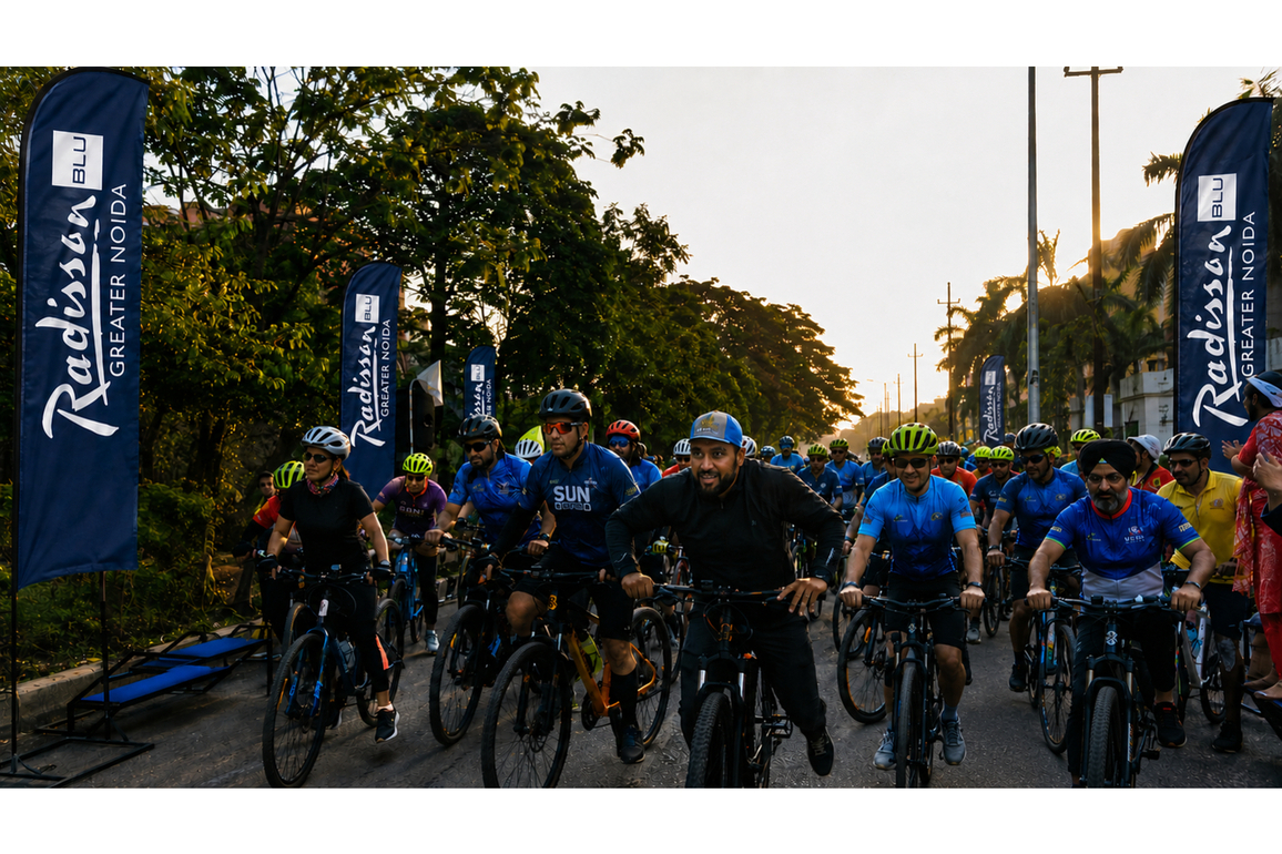 Radisson Blu Greater Noida Successfully Hosts Largest-Ever Edition of Annual Cyclothon "Pedal For Tomorrow"