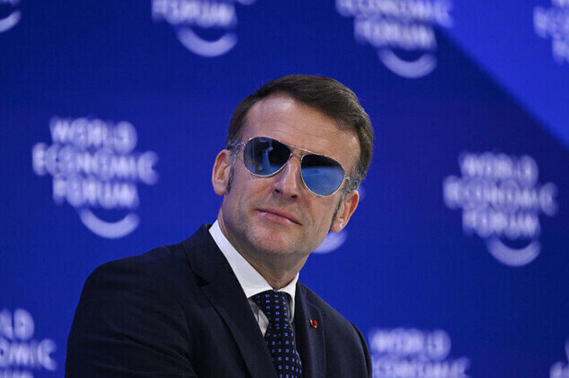 Are you buying Macrons performance at Davos
