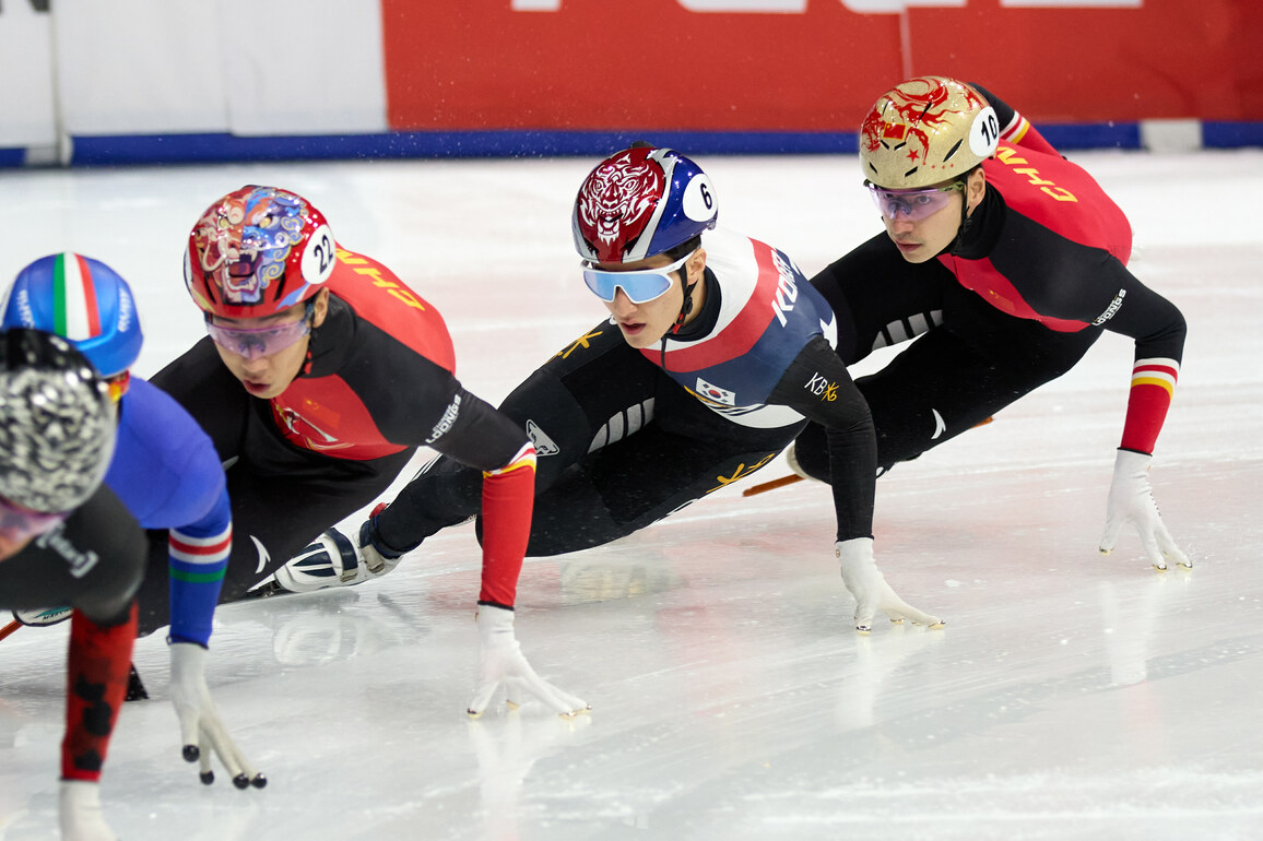 (SP)ITALY-MILAN-SHORT TRACK SPEED SKATING-ISU WORLD TOUR-MEN'S 1000M