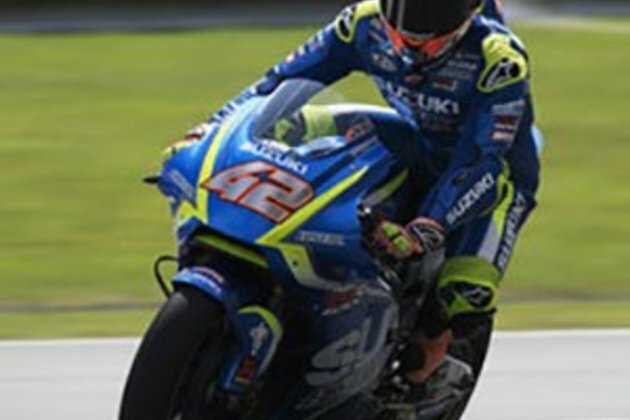 Rins pips Marquez on line for British MotoGP victory