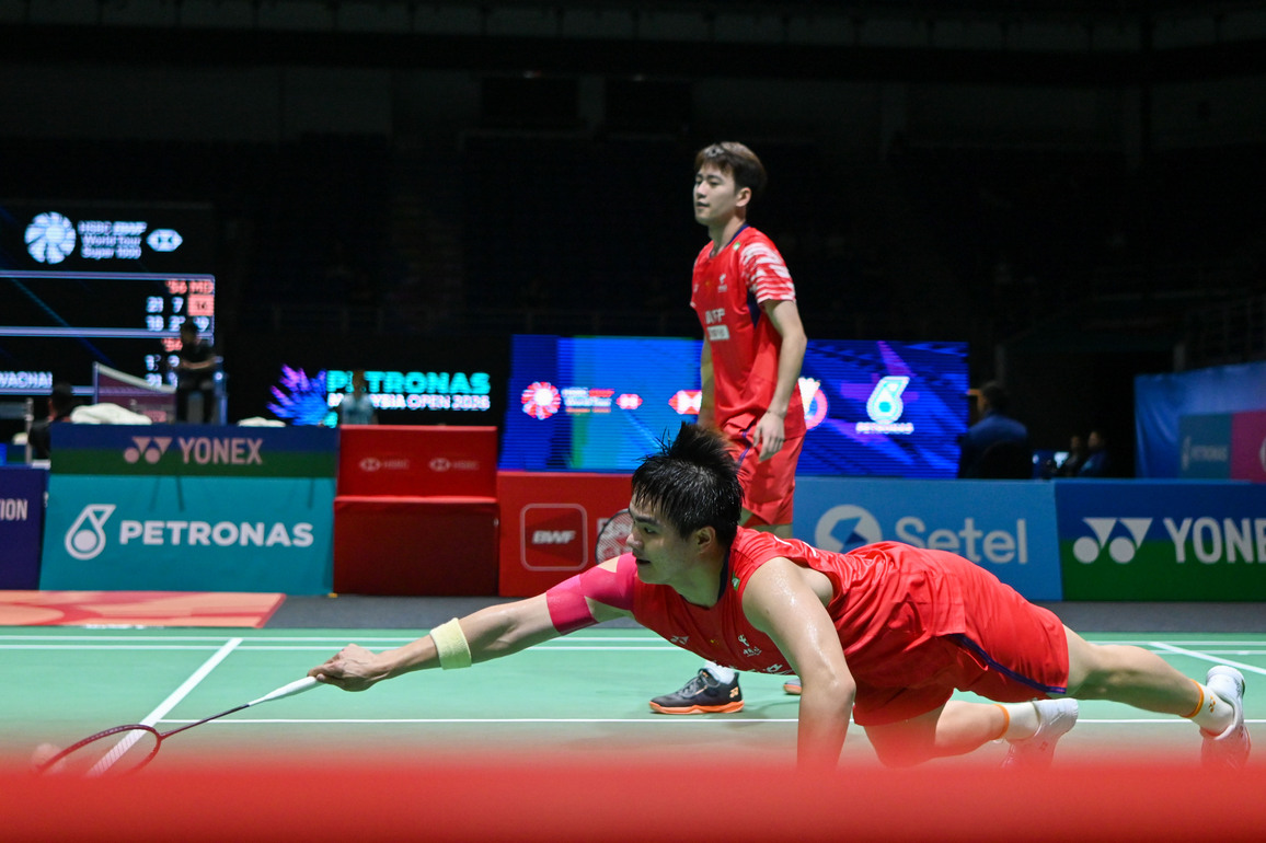 (SP)MALAYSIA-KUALA LUMPUR-BADMINTON-MALAYSIA OPEN 2026-MEN'S DOUBLES