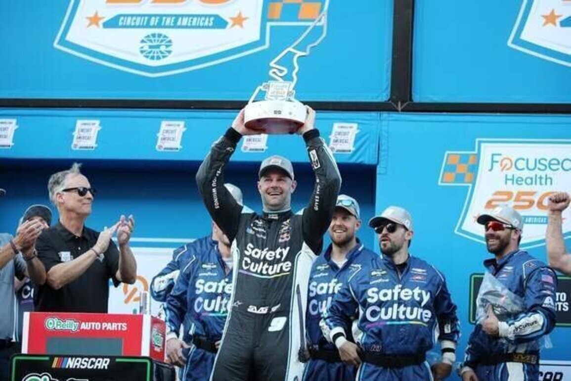Shane van Gisbergen charges to victory in NASCAR O'Reilly Series race at COTA