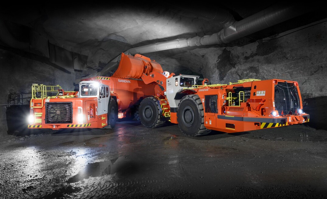 Some of Sandvik's underground offerings.
