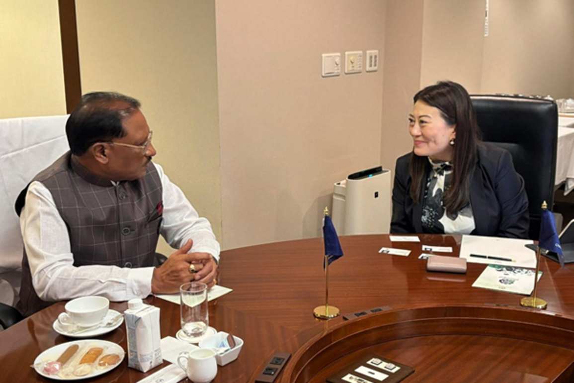 Chhattisgarh CM Vishnu Deo Sai leads delegation to Japan, holds meeting with business personalities to attract investments