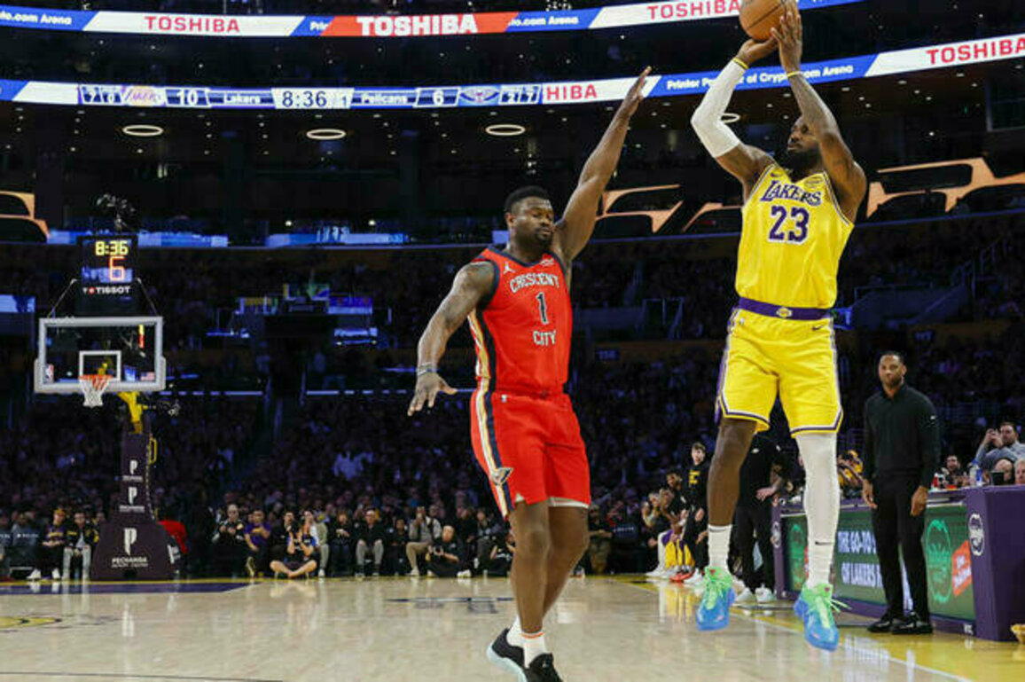 LeBron James becomes first NBA player to score 50,000 total points