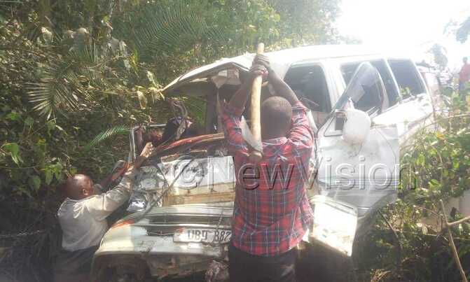 Minister Kasolo's workers involved in accident Minister Kasolo's workers involved in accident