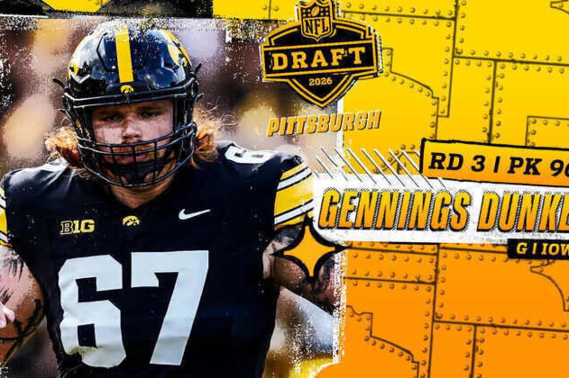 Steelers select Dunker in third round