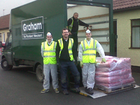 Graham lends support to local community in Wales
