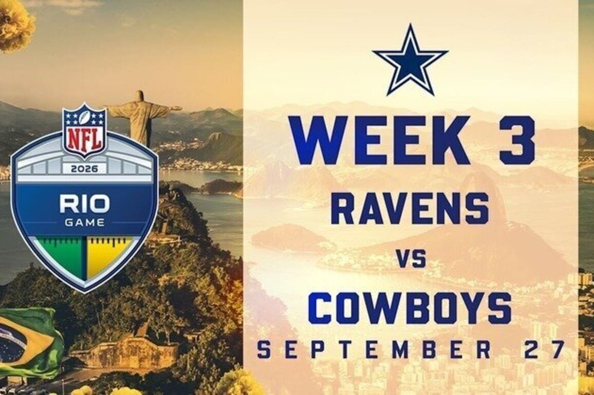 NFL announces Cowboys will face Baltimore Ravens in Brazil